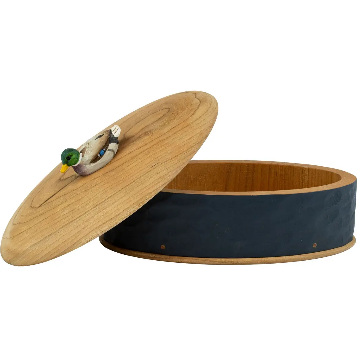 Caja de madera (ánade real)
