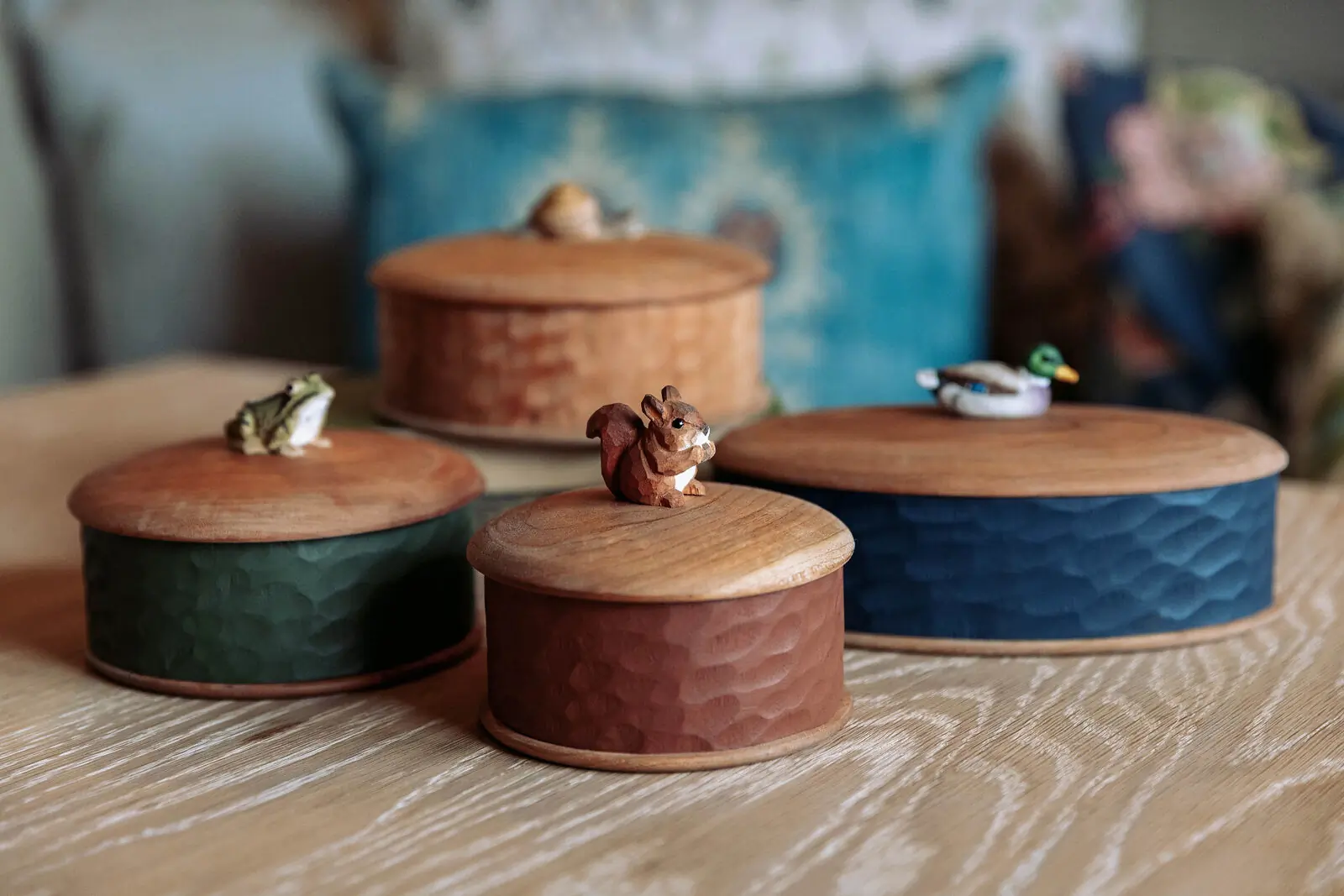 Caja de madera (ardilla)