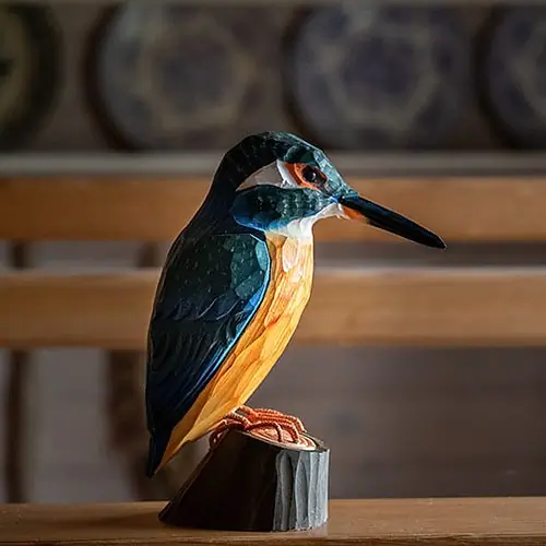 Martín Pescador (madera)