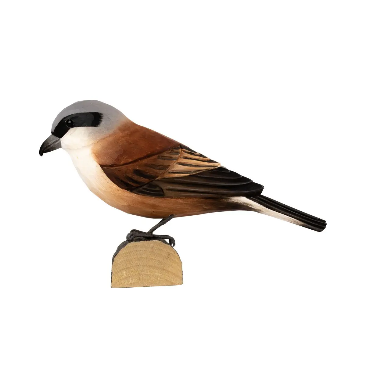 Alcaudón Dorsirrojo (madera)